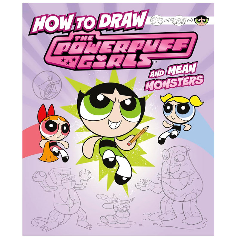 Powerpuff Girls: Mean Monsters — Portada, editorial illustration by Melissa Ballesteros
