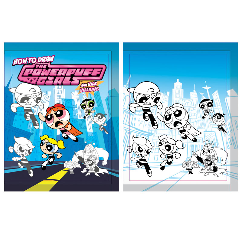 Powerpuff Girls: Vile Villains — Alternativa, editorial illustration by Melissa Ballesteros