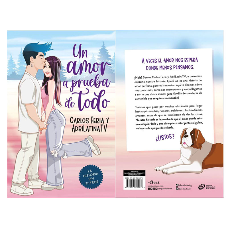 Un Amor a Prueba de Todo — Portada, editorial illustration by Melissa Ballesteros