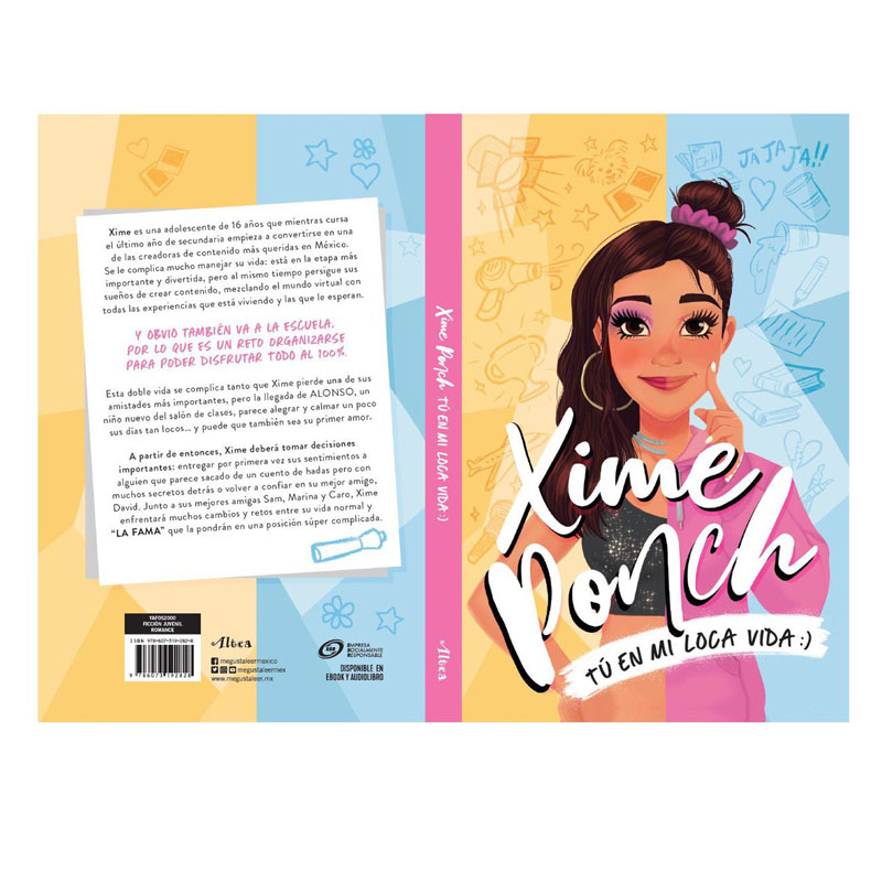 Xime Ponch — Portada del Libro, editorial illustration by Melissa Ballesteros