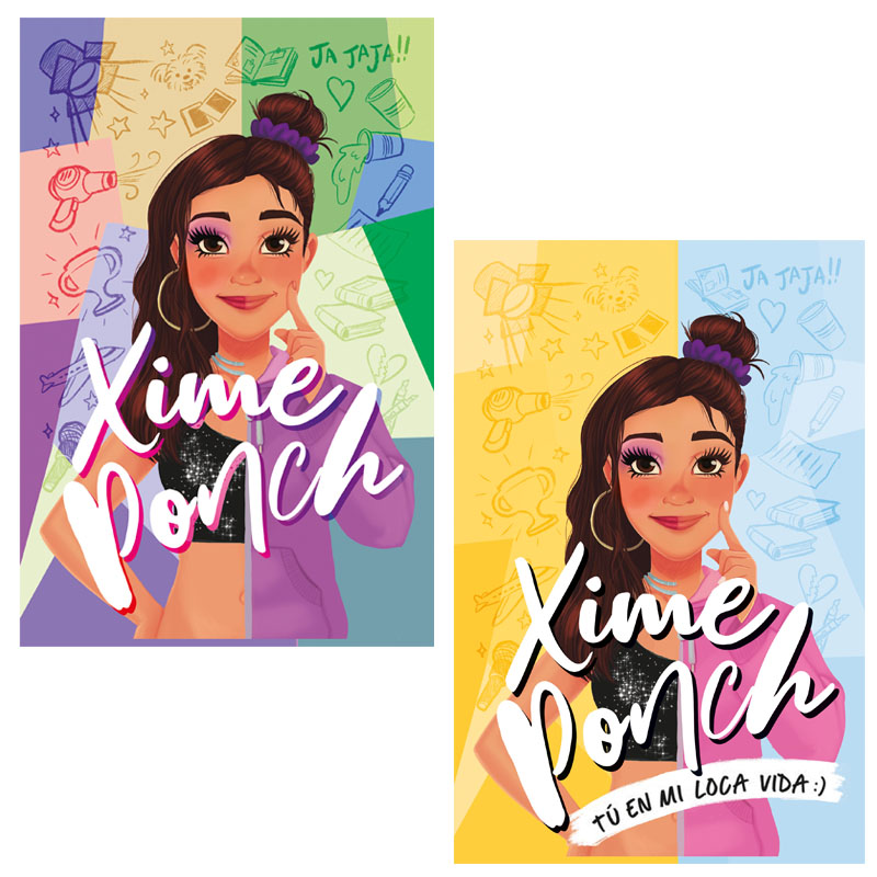 Xime Ponch — Variantes de Portada, editorial illustration by Melissa Ballesteros