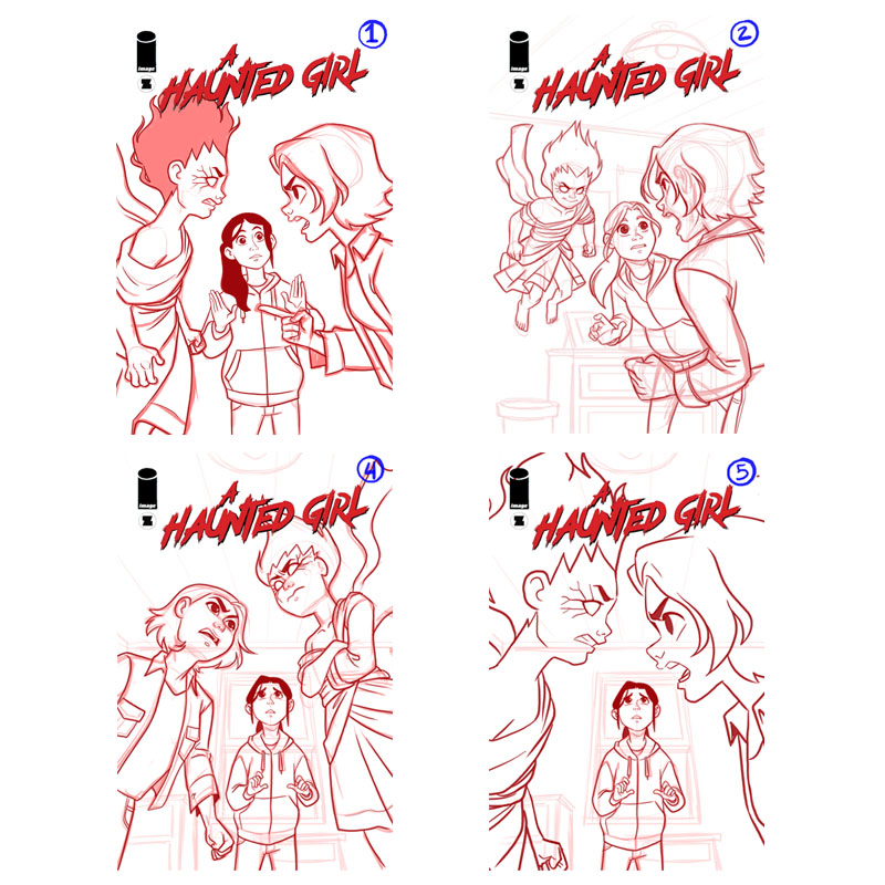 A Haunted Girl — Variantes de Portada