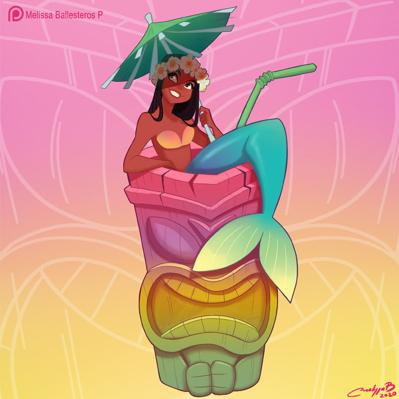 Sirena en Copa Tiki