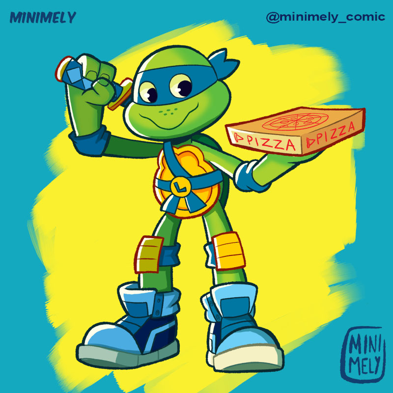 Leonardo y la Pizza