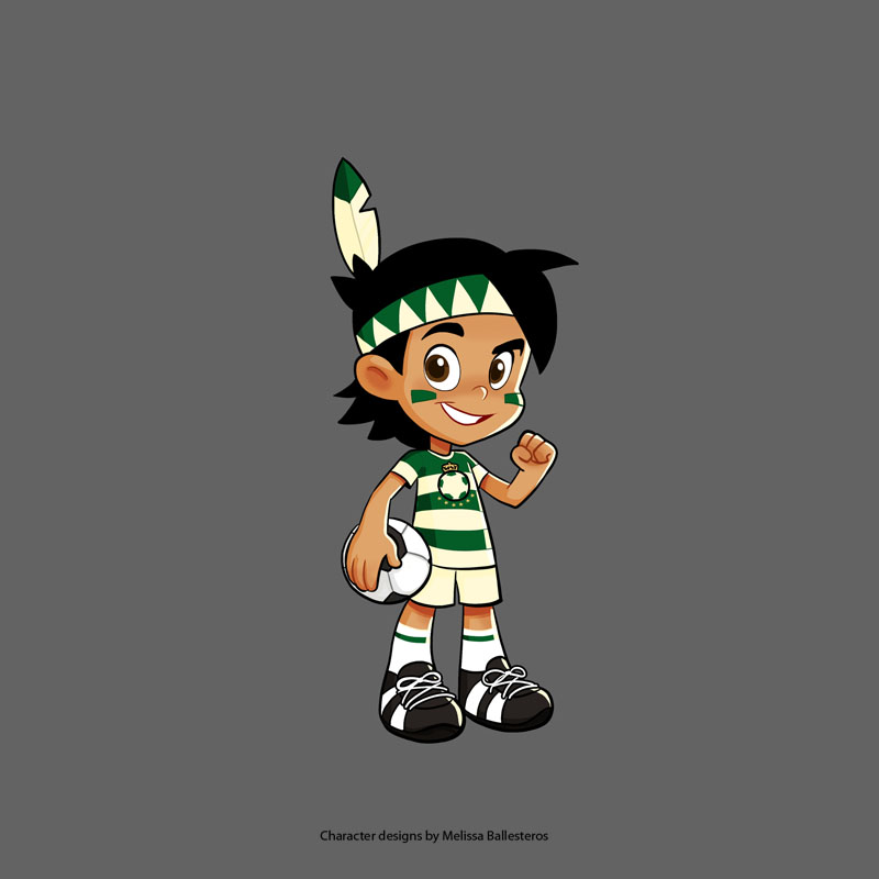 Niño Santos Laguna — Mascota, character design by Melissa Ballesteros