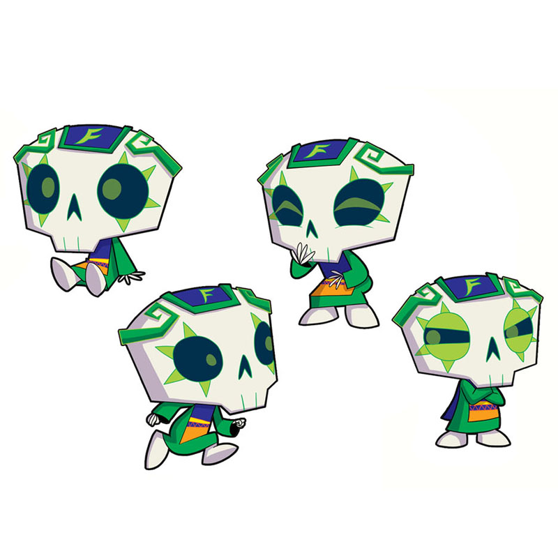 Calavera Masculina — Poses