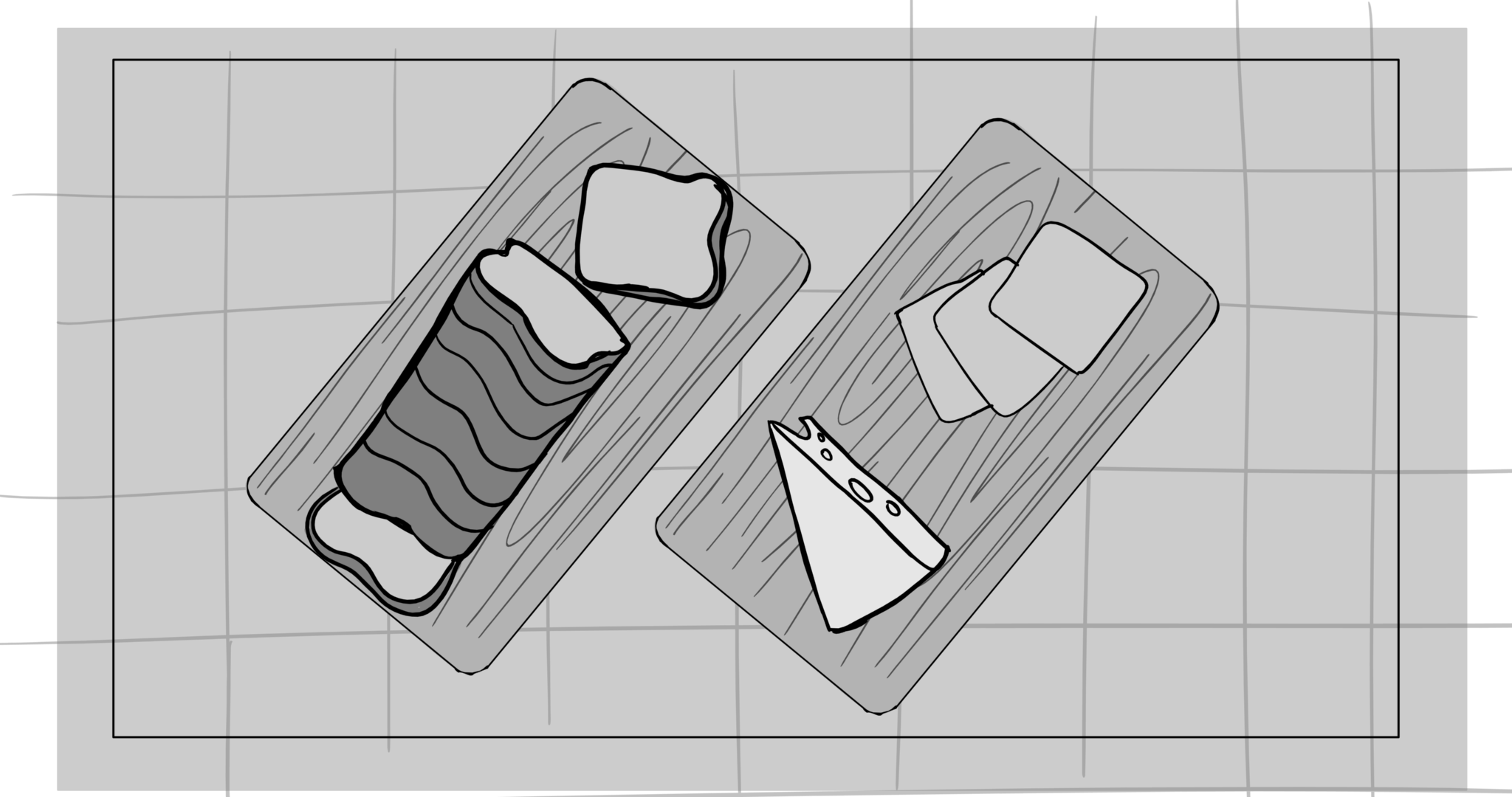 Bimbo — Escena 2, panel 1, storyboard by Melissa Ballesteros