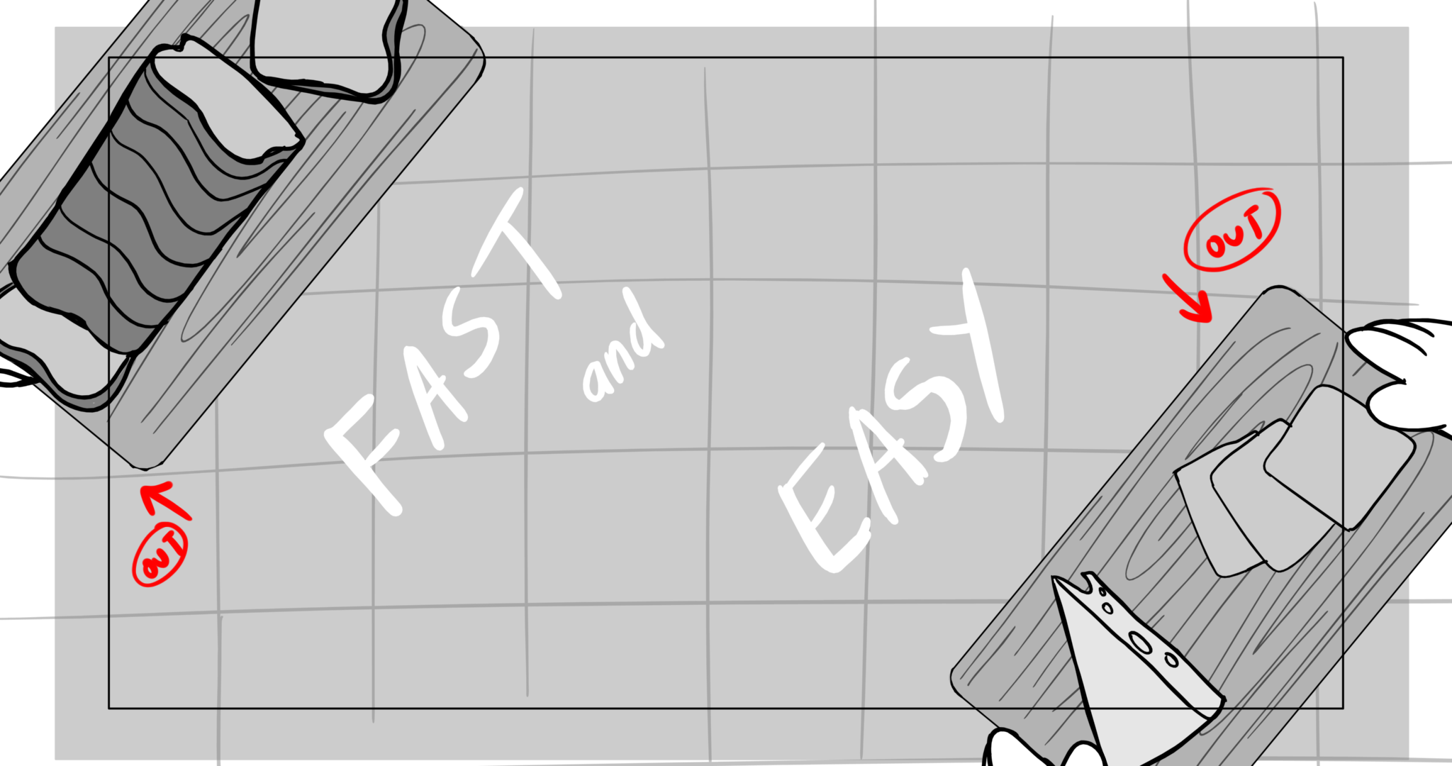 Bimbo — Escena 2, panel 5, storyboard by Melissa Ballesteros