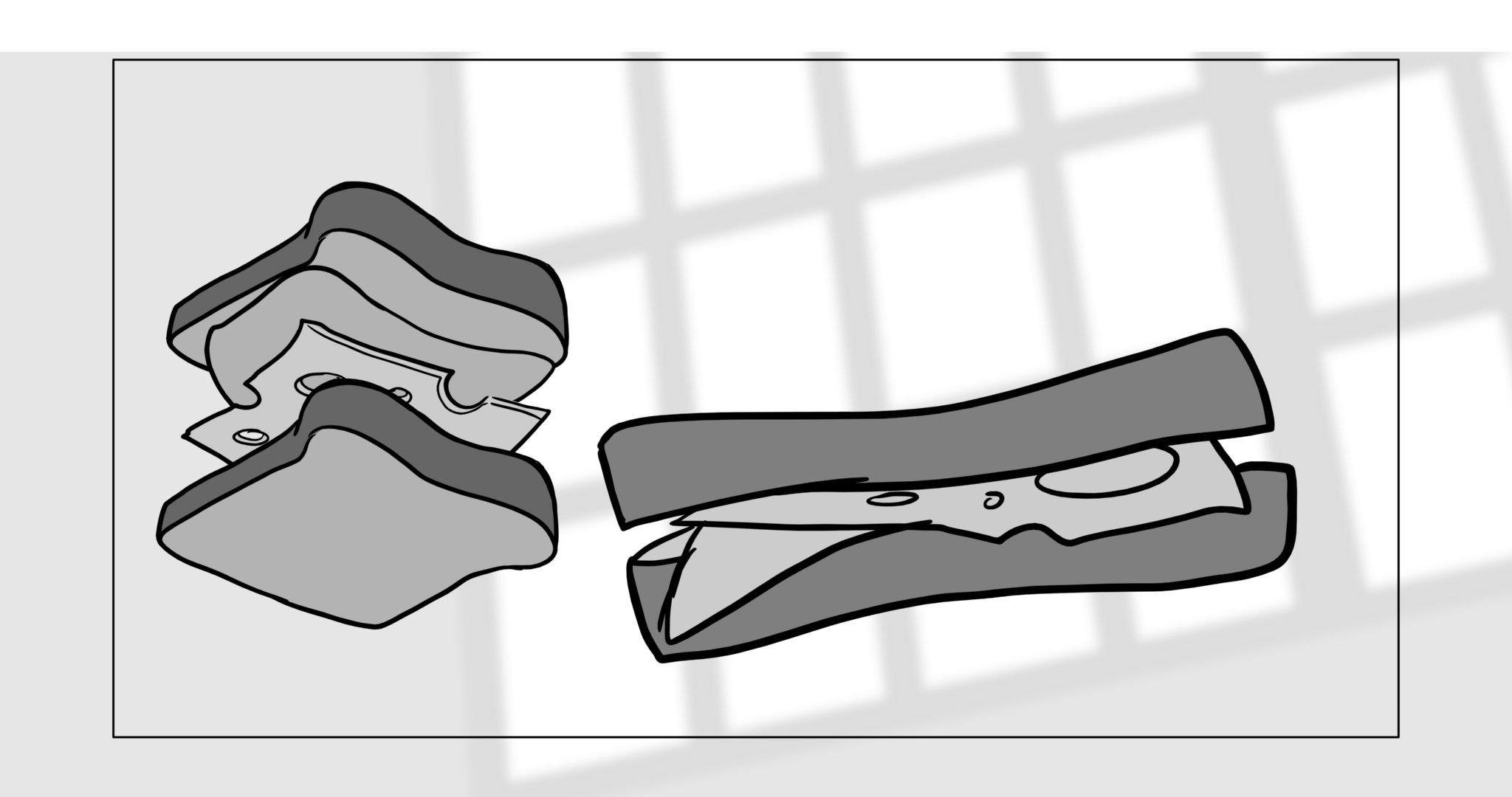 Bimbo — Escena 6, panel 3, storyboard by Melissa Ballesteros