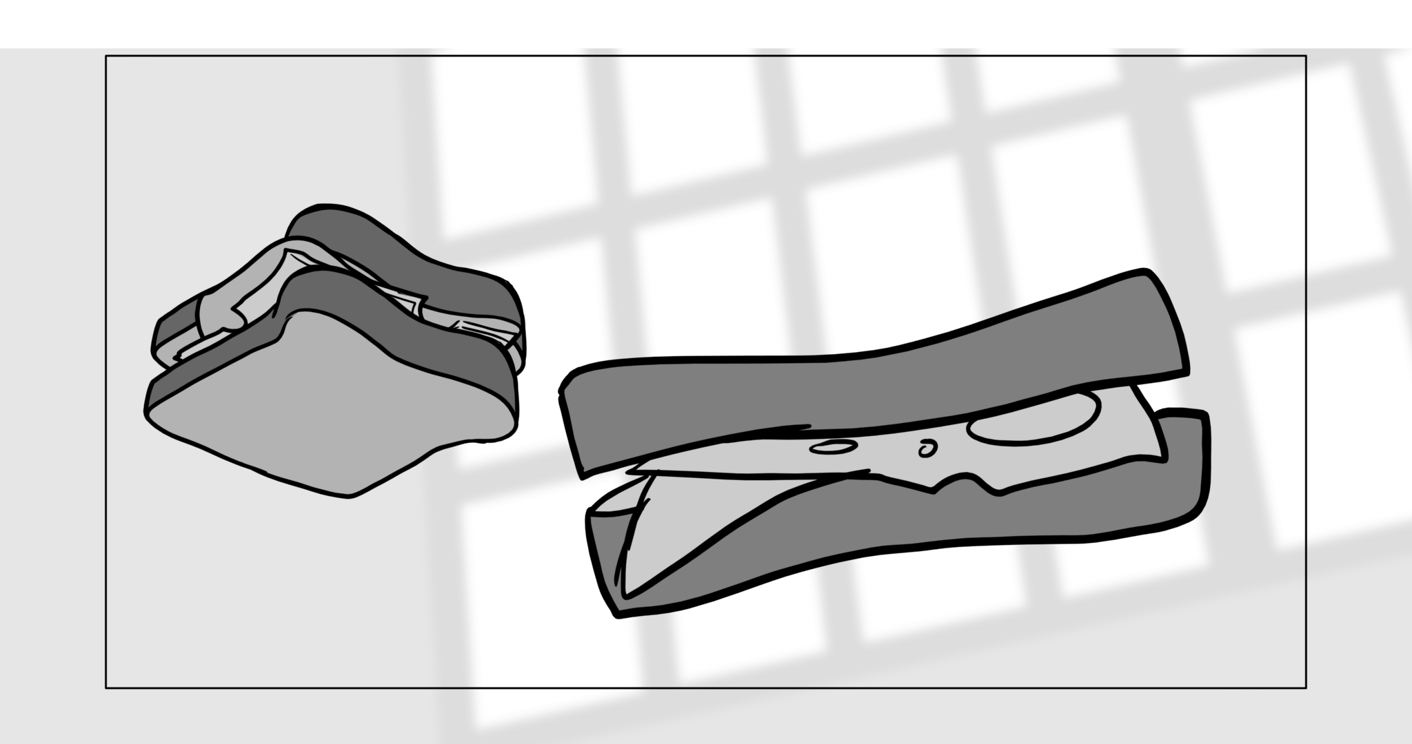 Bimbo — Escena 6, panel 4, storyboard by Melissa Ballesteros