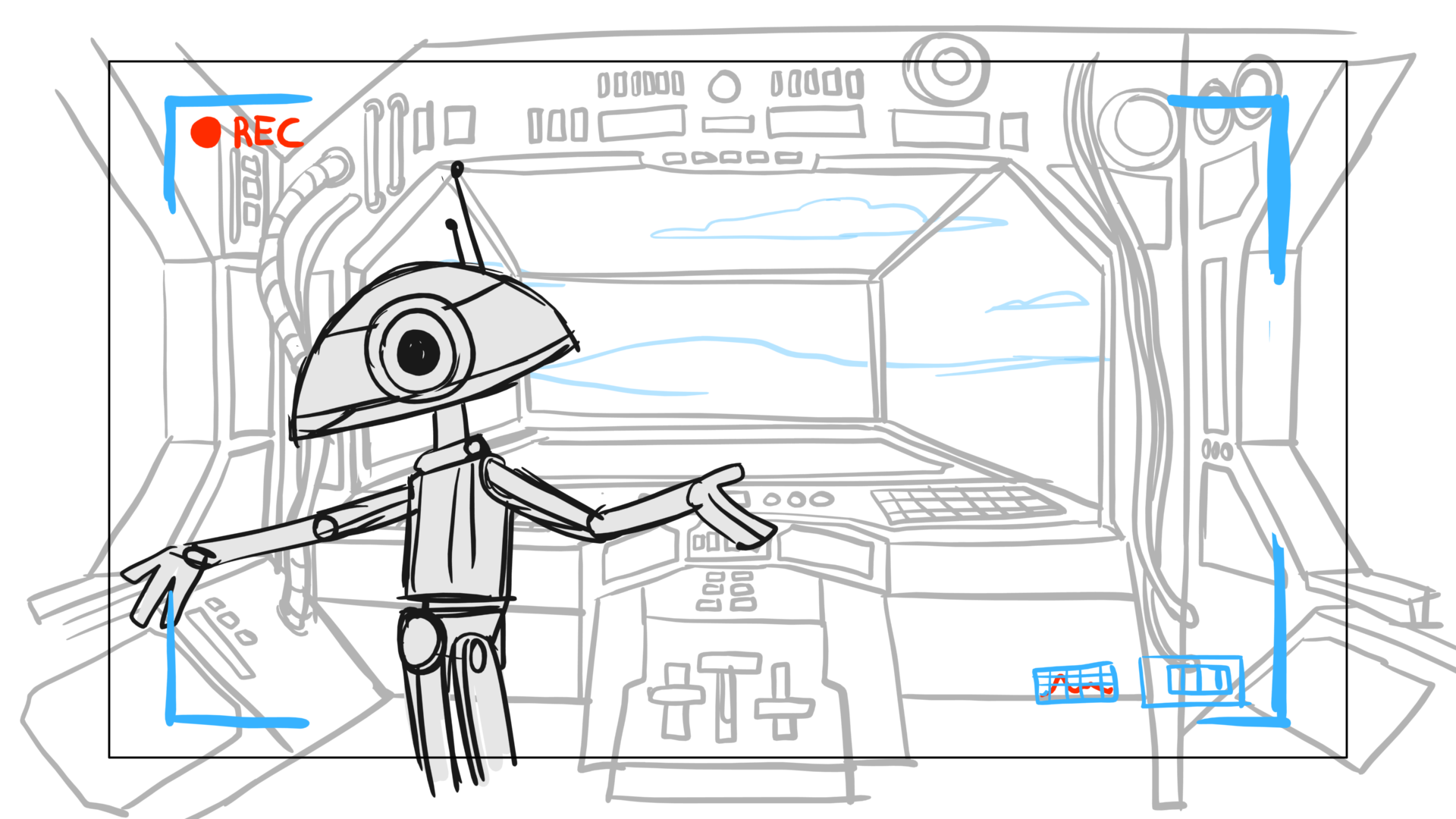 Tauntaun — Escena 03, panel 18, storyboard by Melissa Ballesteros