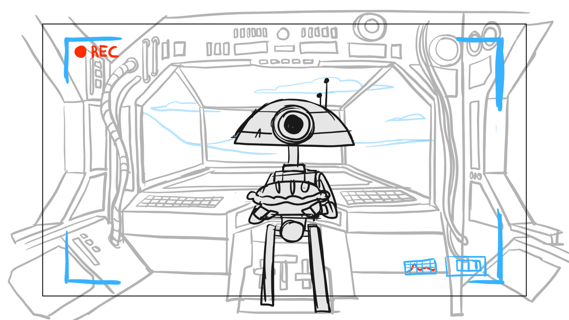 Tauntaun — Escena 03, panel 21, storyboard by Melissa Ballesteros