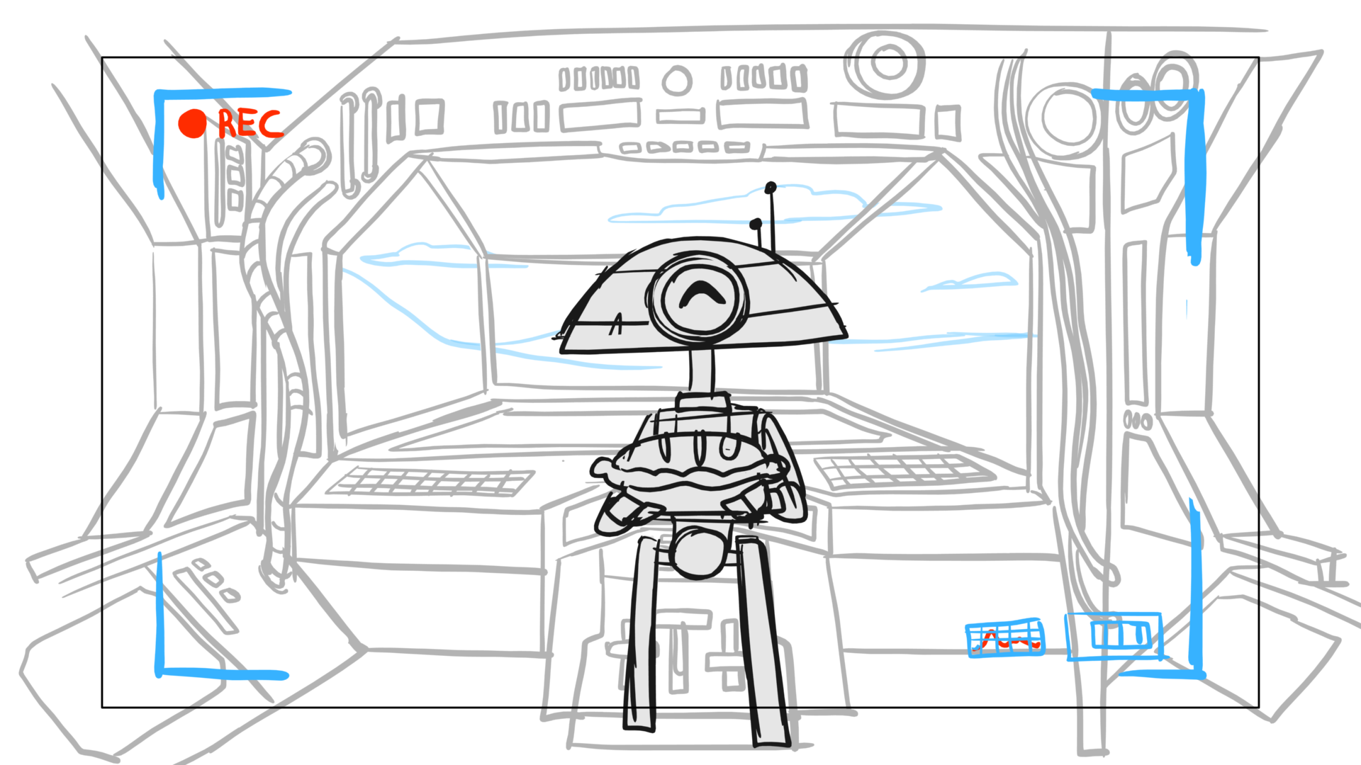 Tauntaun — Escena 03, panel 22, storyboard by Melissa Ballesteros