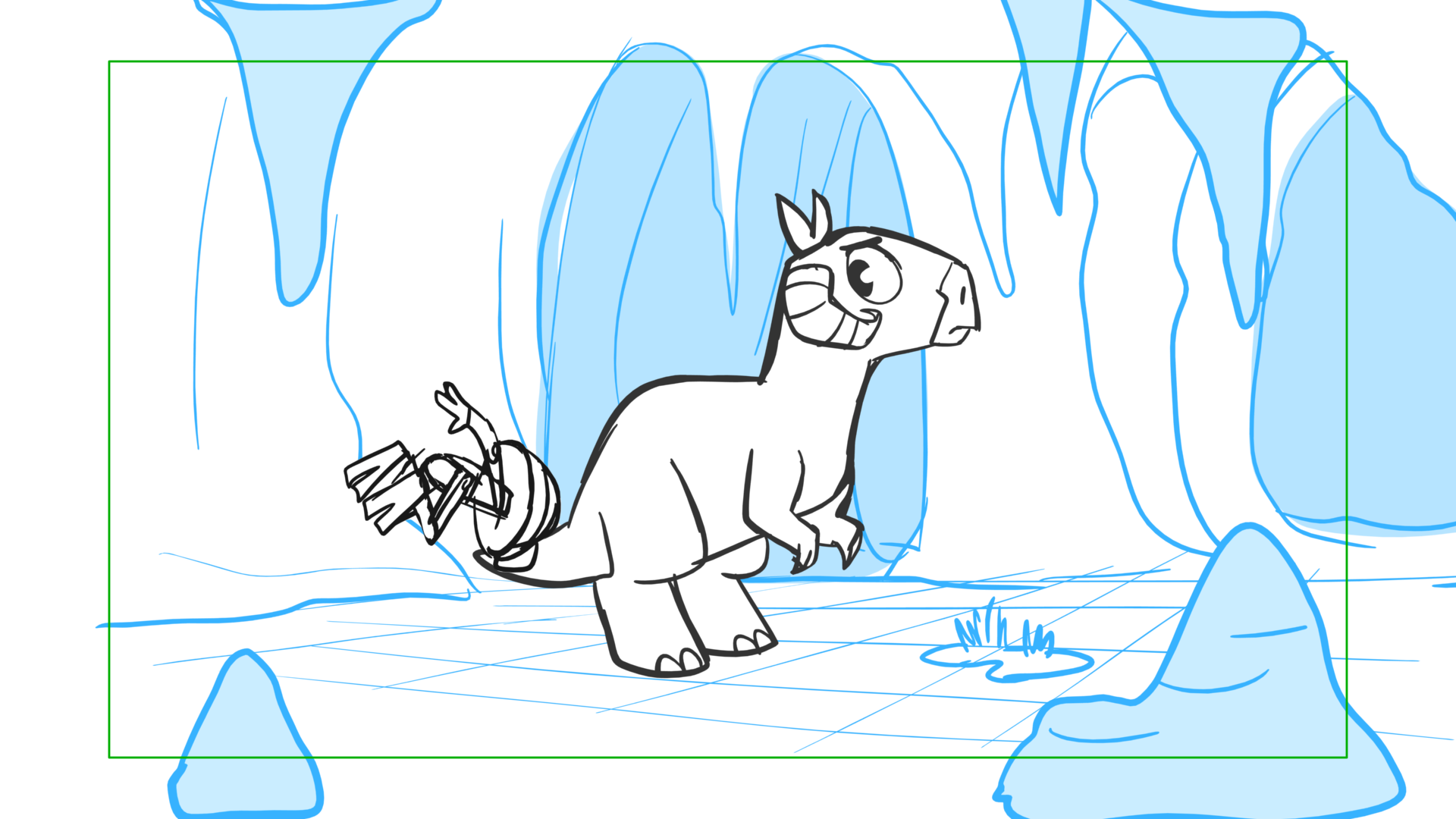 Tauntaun — Escena 04, panel 15, storyboard by Melissa Ballesteros
