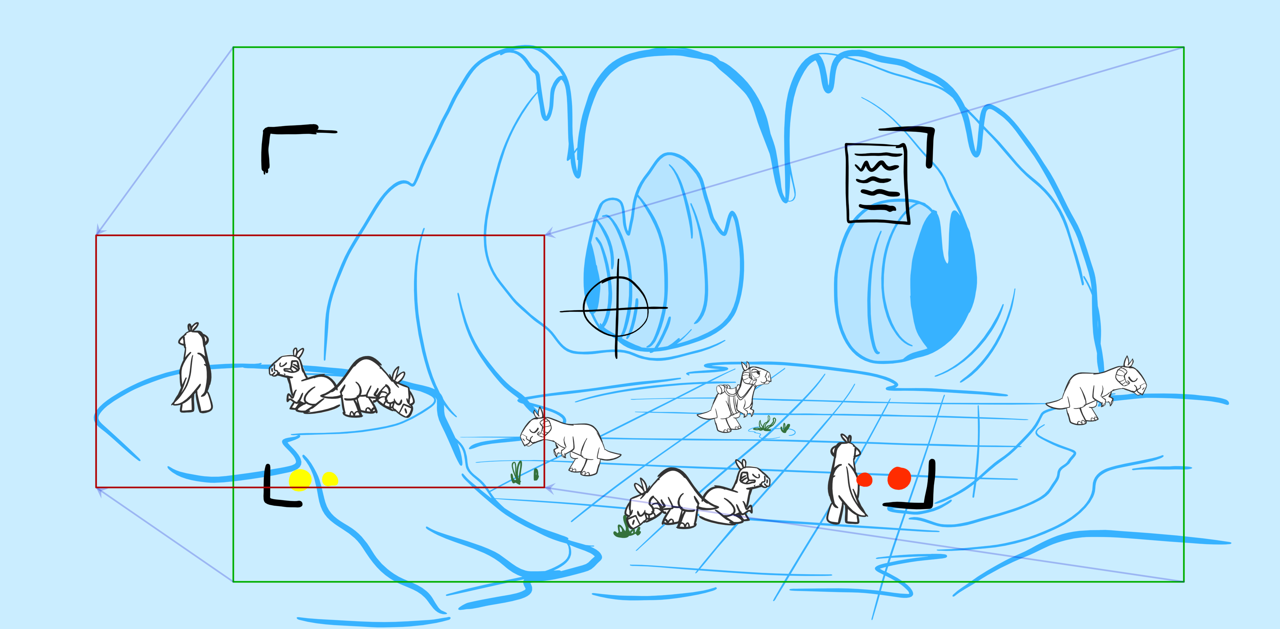 Tauntaun — Escena 11, panel 02, storyboard by Melissa Ballesteros