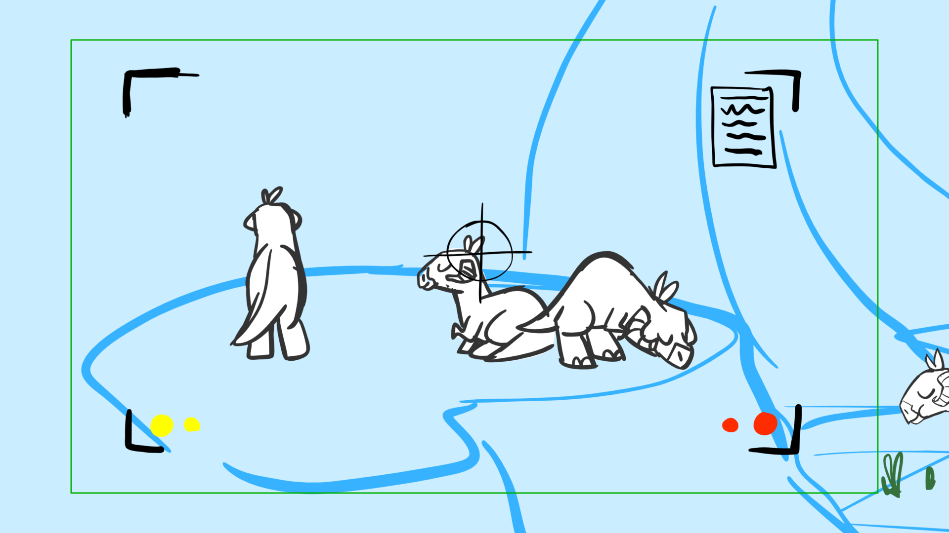 Tauntaun — Escena 11, panel 03, storyboard by Melissa Ballesteros