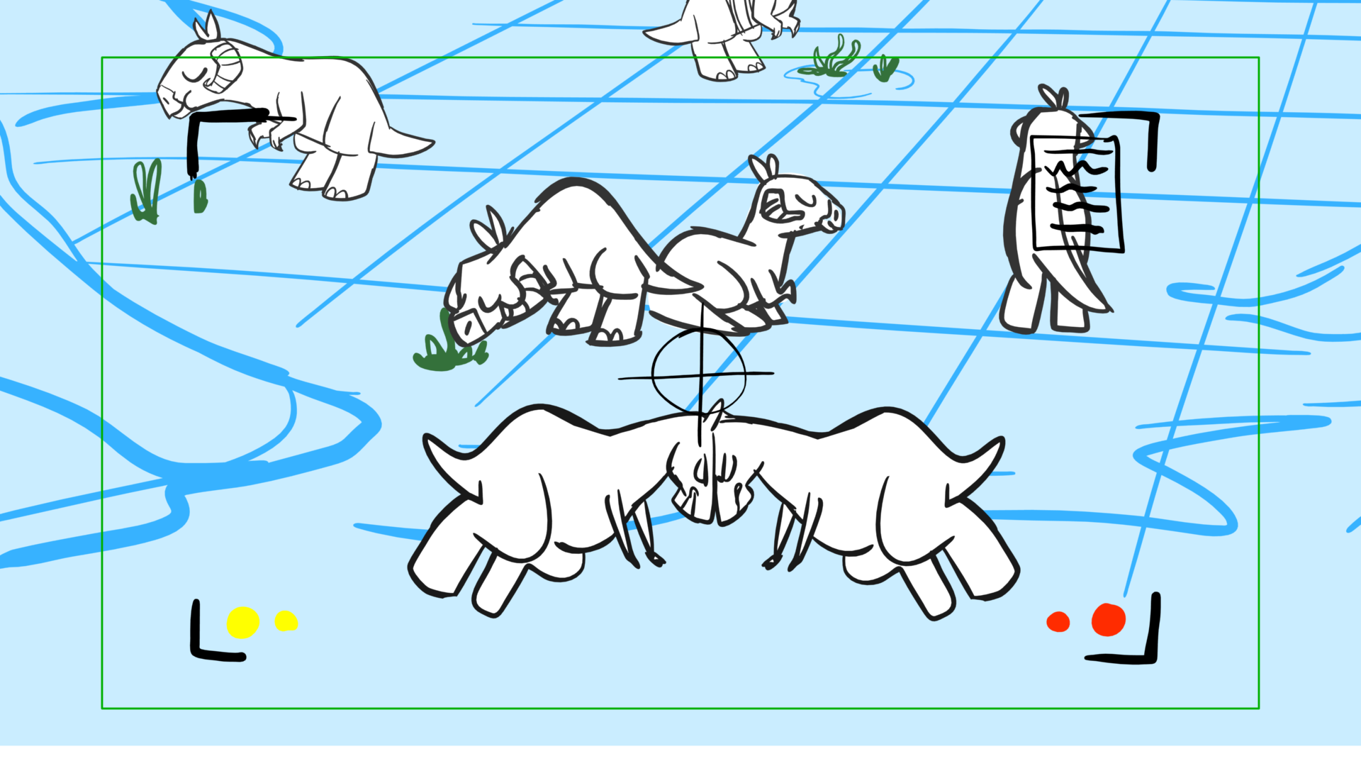 Tauntaun — Escena 11, panel 08, storyboard by Melissa Ballesteros