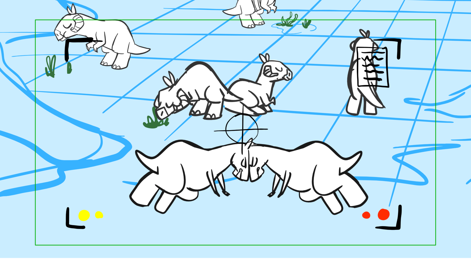 Tauntaun — Escena 11, panel 09, storyboard by Melissa Ballesteros