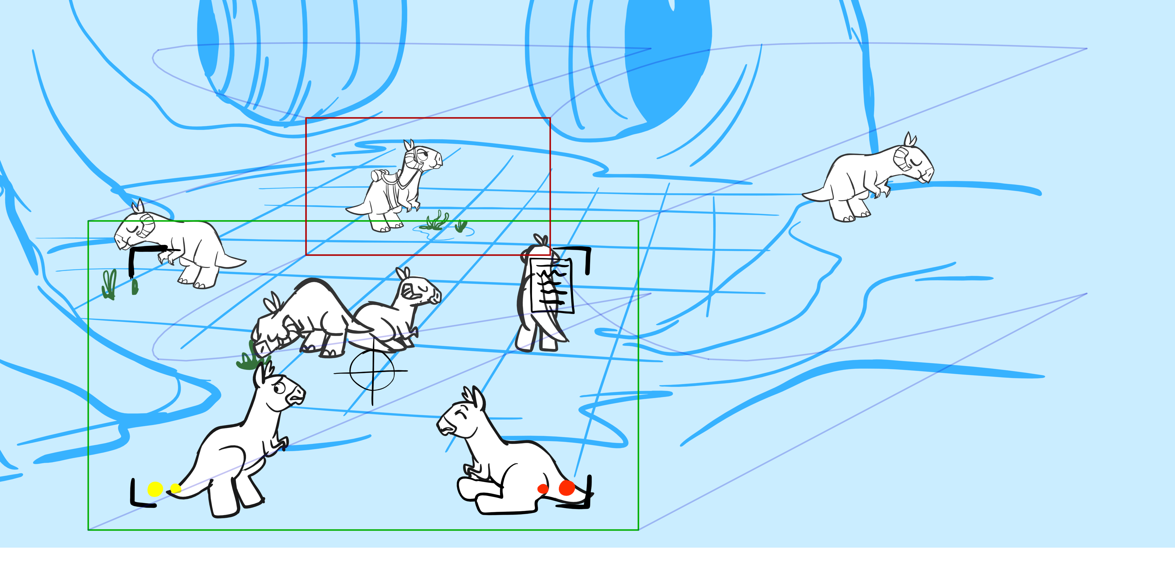 Tauntaun — Escena 11, panel 11, storyboard by Melissa Ballesteros