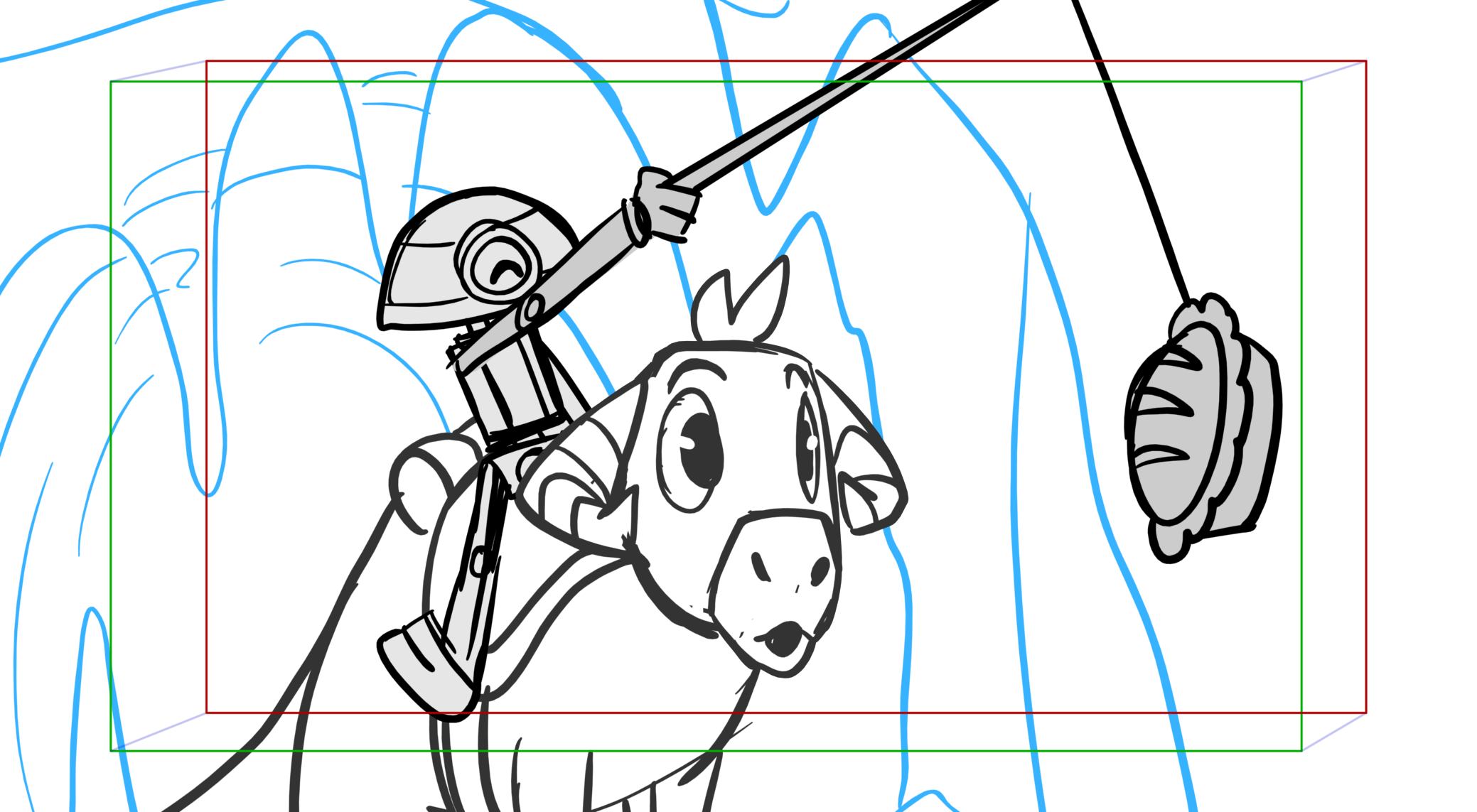 Tauntaun — Escena 15, panel 07, storyboard by Melissa Ballesteros