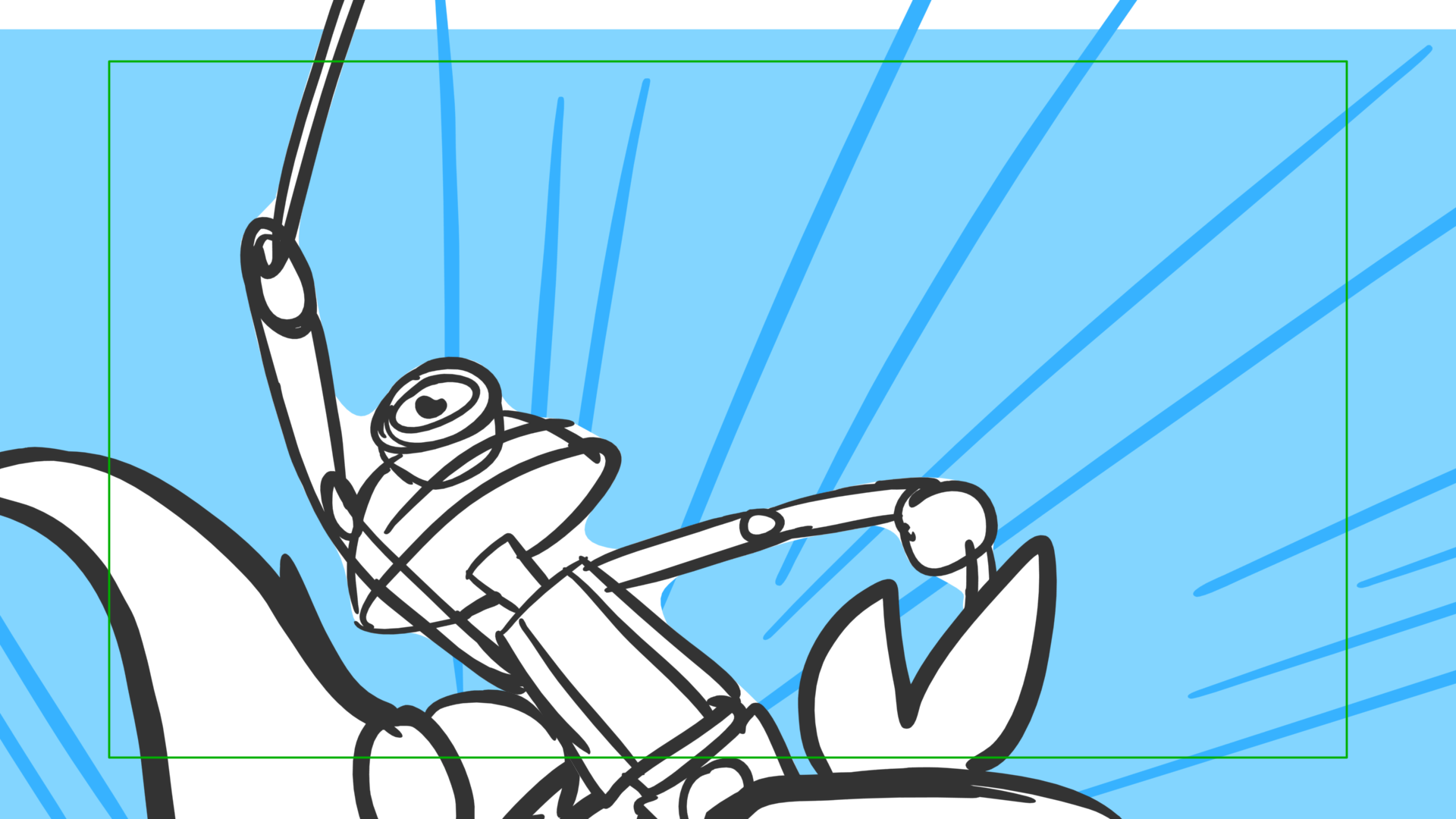 Tauntaun — Escena 18, panel 01, storyboard by Melissa Ballesteros