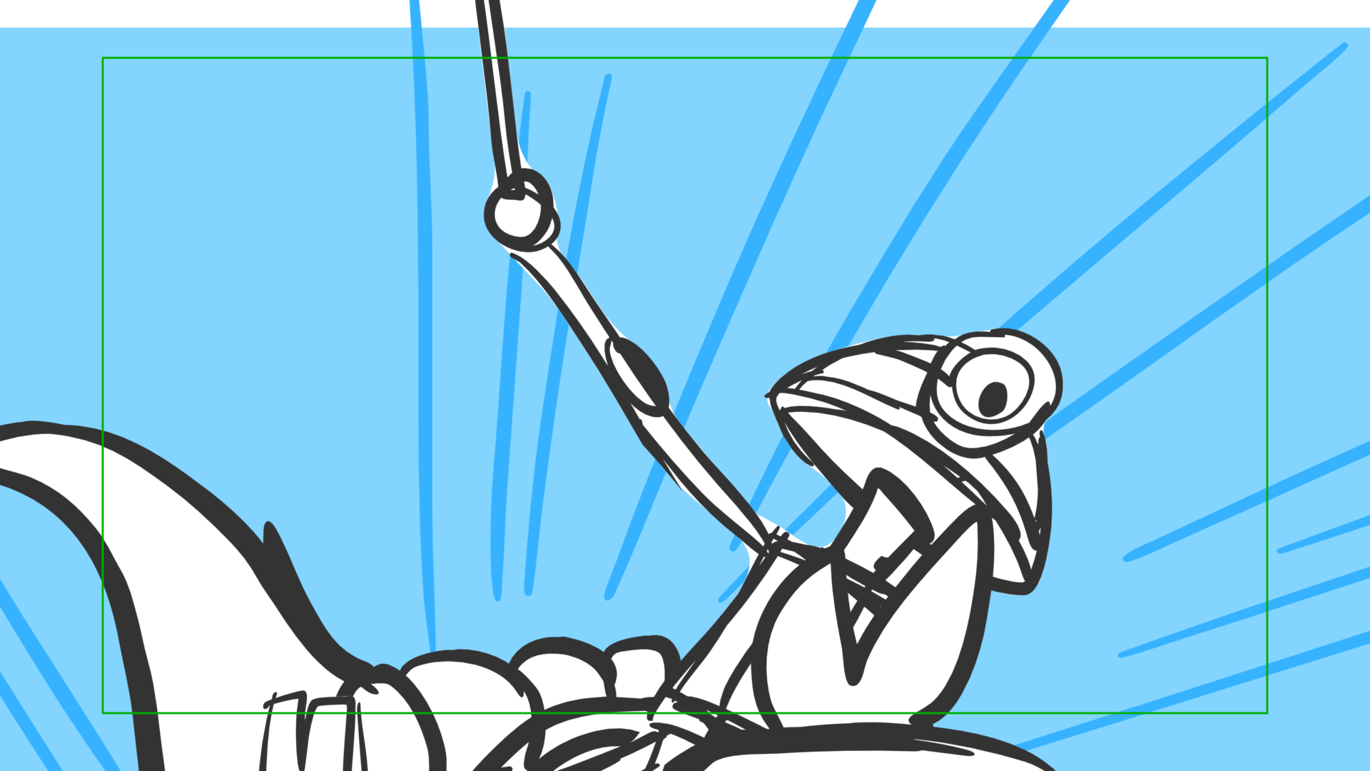 Tauntaun — Escena 18, panel 03, storyboard by Melissa Ballesteros