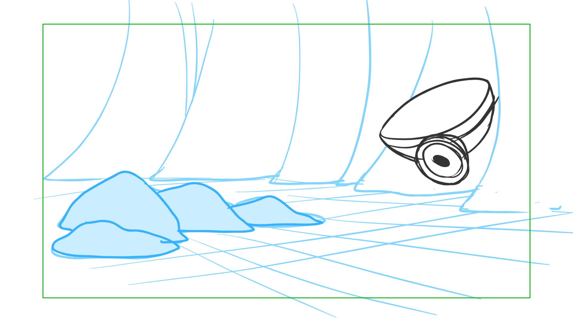 Tauntaun — Escena 22, panel 03, storyboard by Melissa Ballesteros