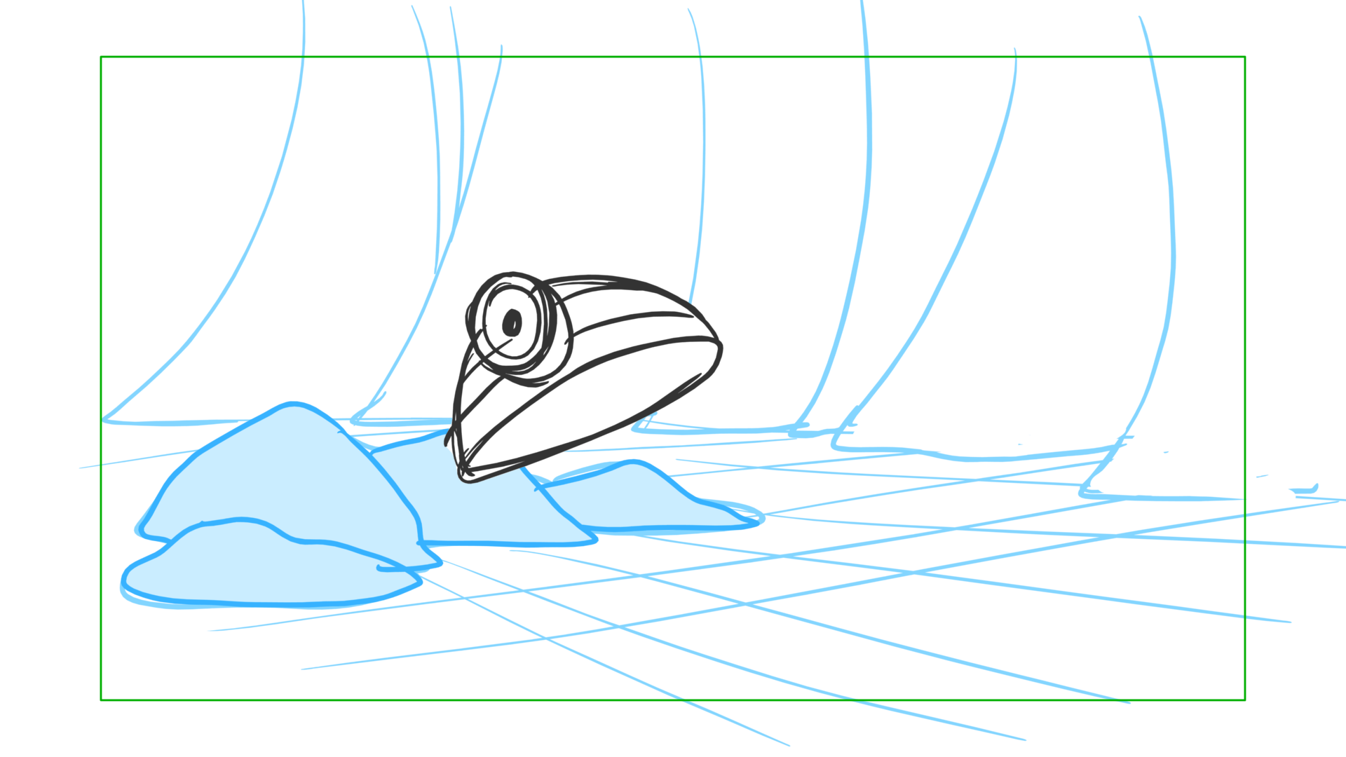 Tauntaun — Escena 22, panel 06, storyboard by Melissa Ballesteros