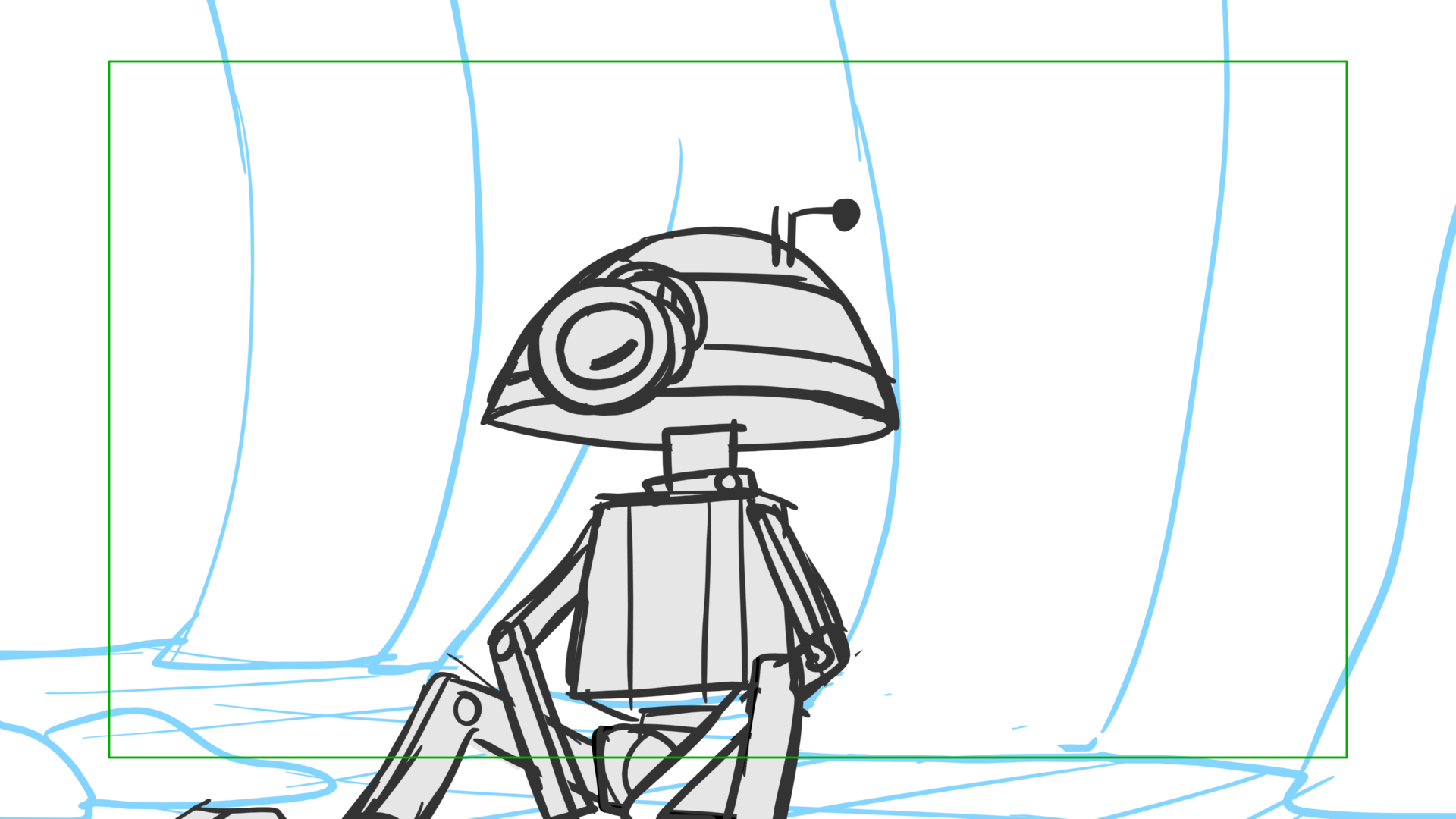 Tauntaun — Escena 25, panel 06, storyboard by Melissa Ballesteros
