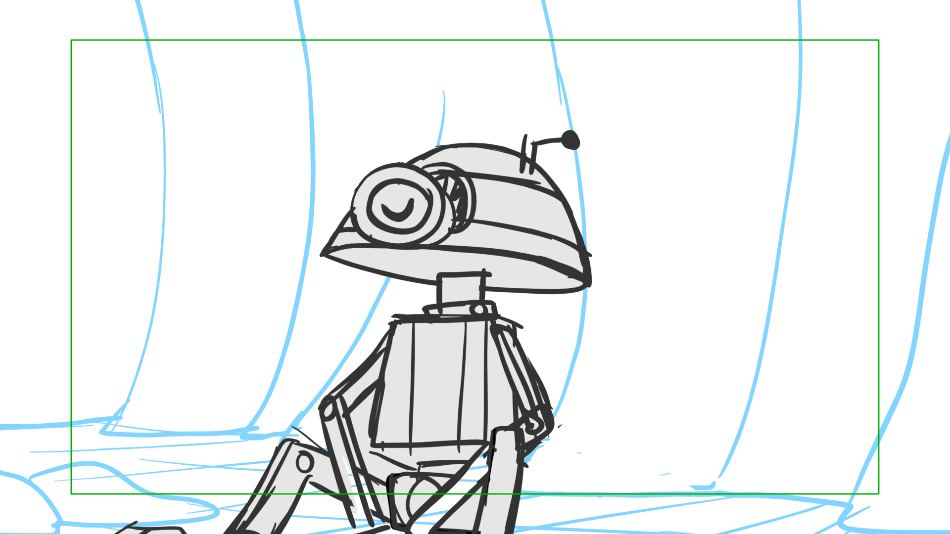 Tauntaun — Escena 25, panel 07, storyboard by Melissa Ballesteros
