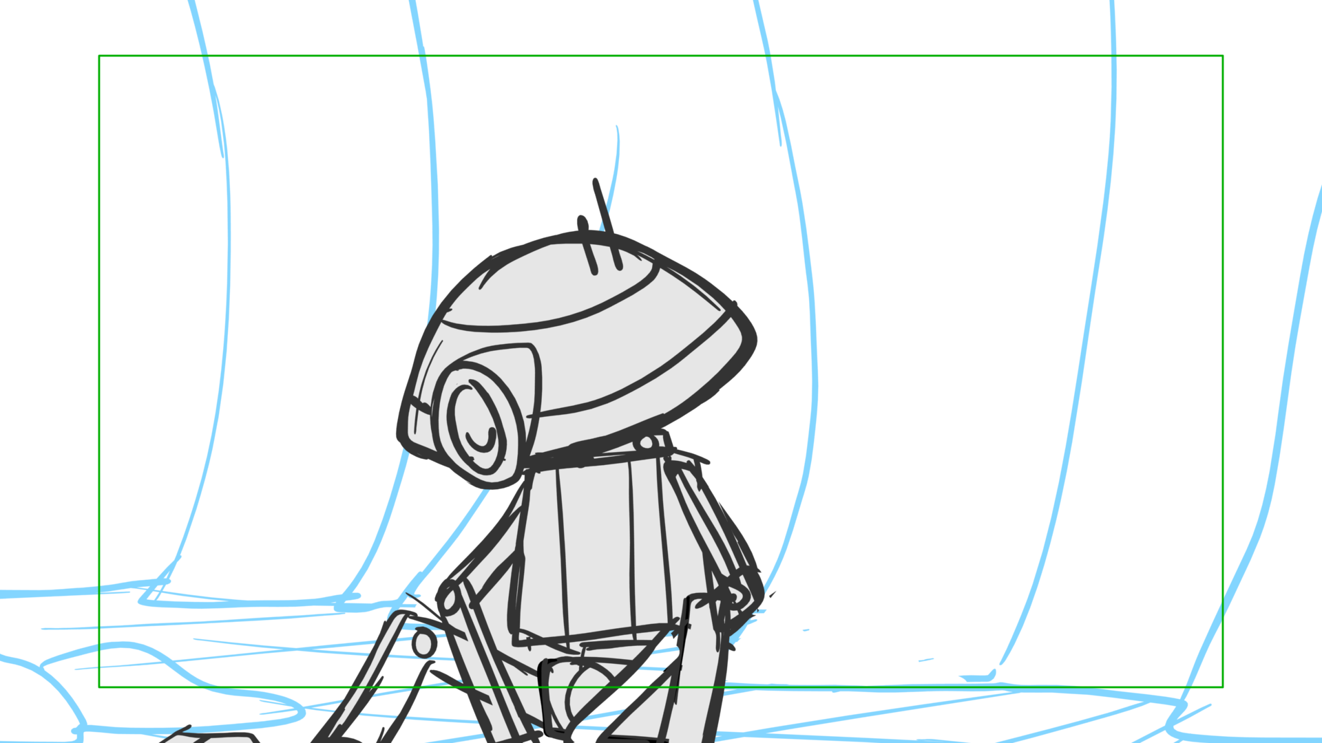 Tauntaun — Escena 25, panel 08, storyboard by Melissa Ballesteros